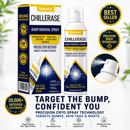 Dobshow® ✨ 2-in-1 Cryo-Cooling Bump Renewal Spray ☘️ | Targets Skin Tags, Common Warts & Rough Bumps | Helps Improve Uneven-Looking Skin | Fast-Drying Spray for Face & Body