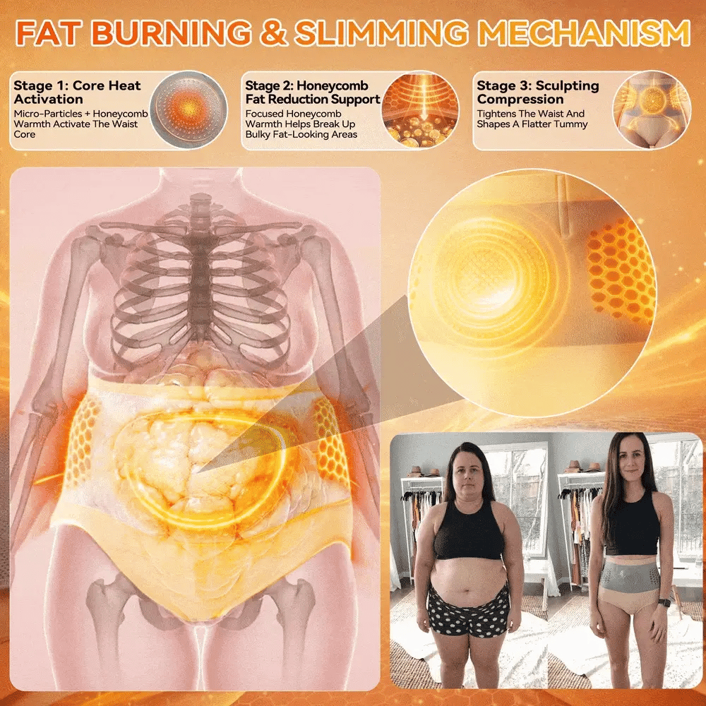 High Waist Fat Burning Shapewear Shorts | Tummy Control Butt Lifter
