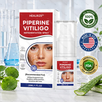 🔥100K+ SOLD Healrize® Piperine Vitiligo Repigmentation Spray - 👨‍⚕️✅Steroid-Free Botanical Formula | Gentle & Effective for All Skin Types