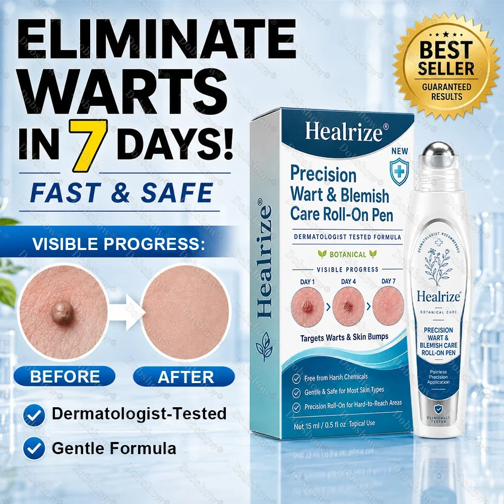 Healrize® 7-Day Blemish Remover, Painless and Scar-Free — Advanced Ballpoint Pen for Skin Tags and Spots