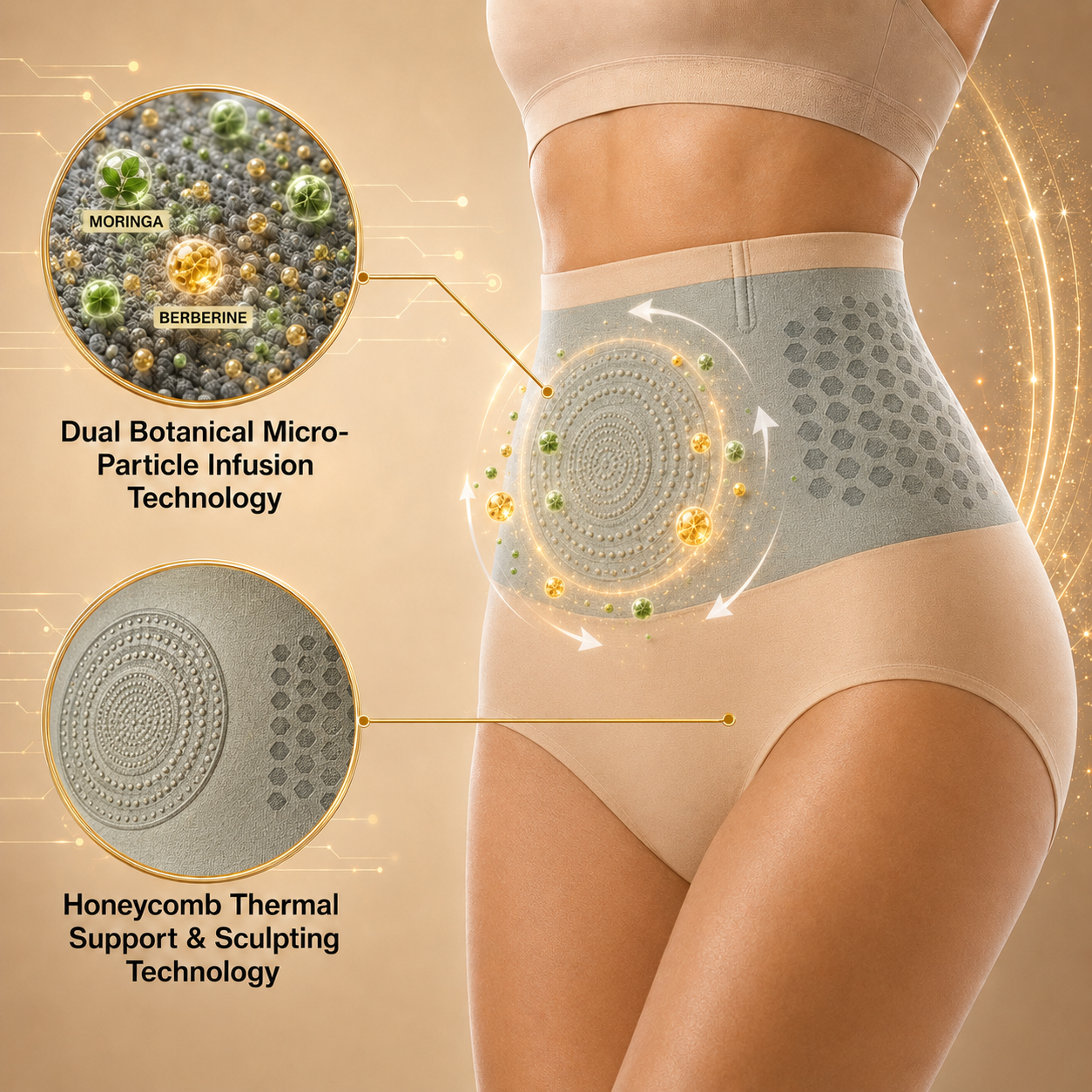High Waist Fat Burning Shapewear Shorts | Tummy Control Butt Lifter