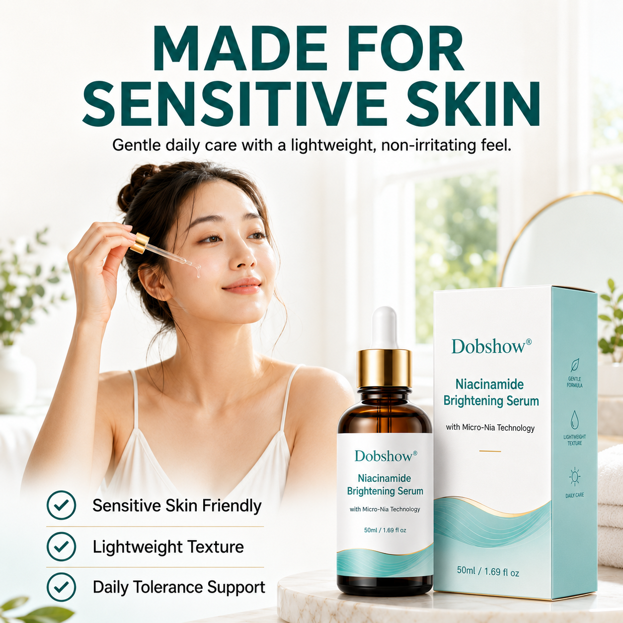 Dobshow® Micro-Nia™ Encapsulated Niacinamide Brightening Serum in 4 weeks