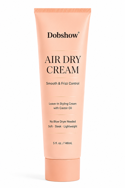 ✅ Air-Dried Hair That Actually Looks Styled | Dobshow® AIR DRY CREAM - ⚡️Smooth Frizz in 5 Minutes — No Heat Needed