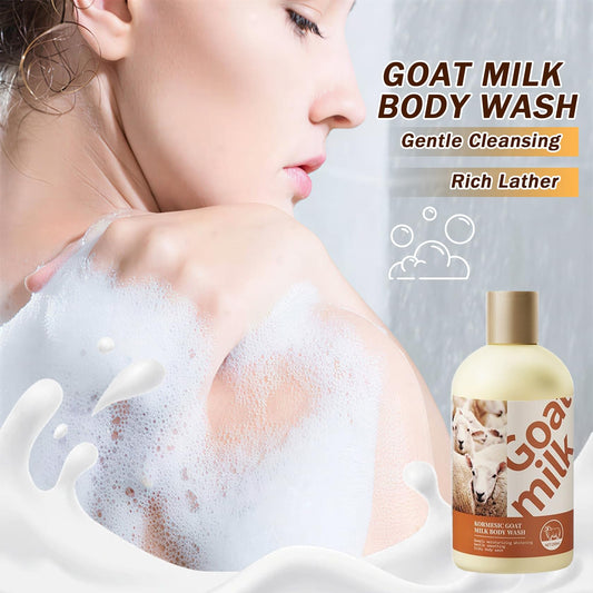 Dobshow® Goat Milk Moisturizing Body Wash – Gentle Hydrating Shower Gel for Soft, Smooth Skin