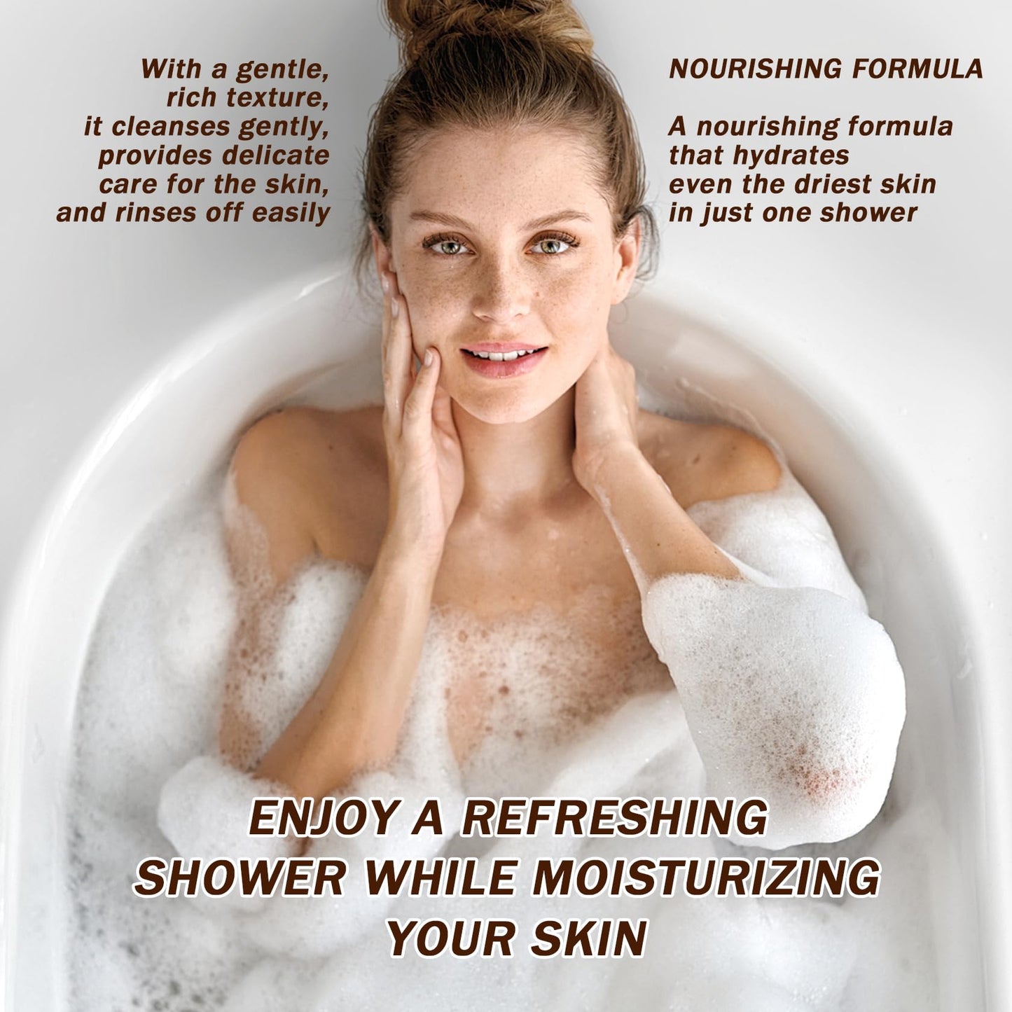 Dobshow® Goat Milk Moisturizing Body Wash – Gentle Hydrating Shower Gel for Soft, Smooth Skin