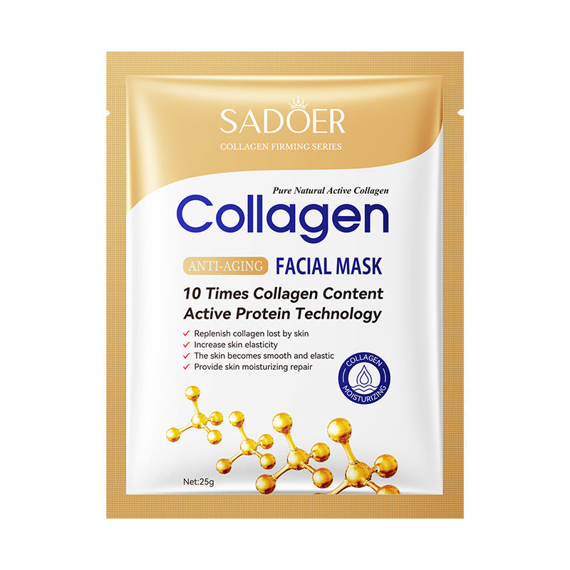 Collagen Facial Mask – Hydrating Anti-Aging Sheet Mask for Firm, Smooth Skin
