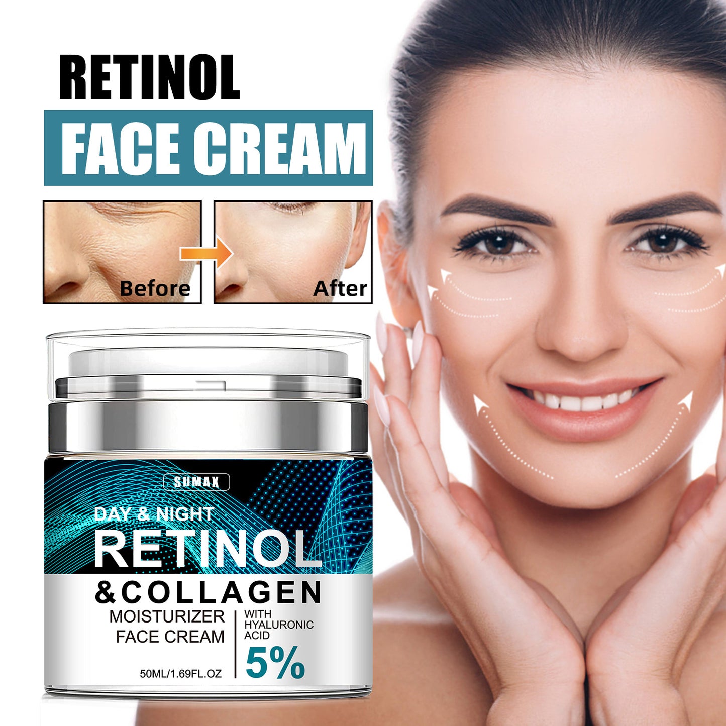 Dobshow® Retinol and Collagen Moisturizer Face Cream