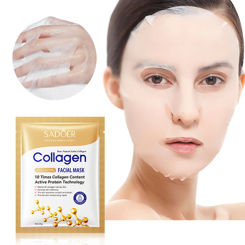 Collagen Facial Mask – Hydrating Anti-Aging Sheet Mask for Firm, Smooth Skin