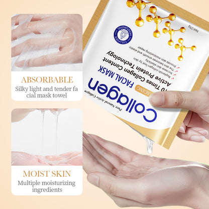 Collagen Facial Mask – Hydrating Anti-Aging Sheet Mask for Firm, Smooth Skin