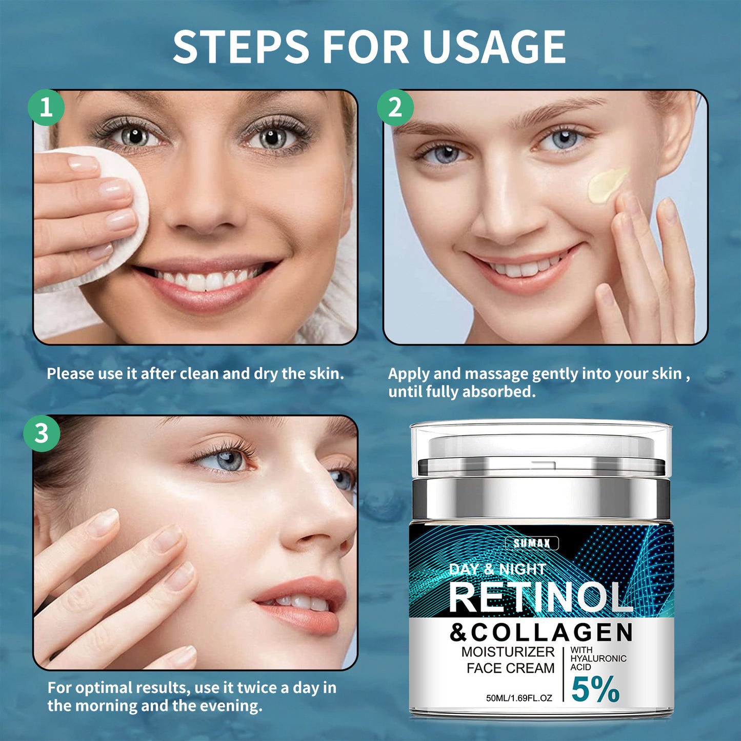 Dobshow® Retinol and Collagen Moisturizer Face Cream