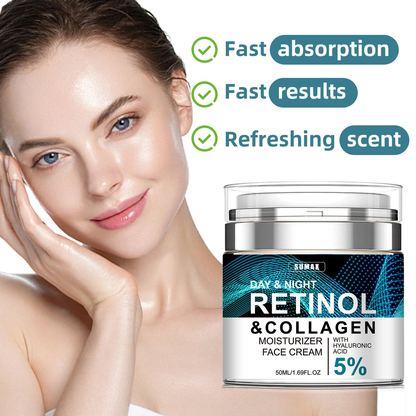 Dobshow® Retinol and Collagen Moisturizer Face Cream
