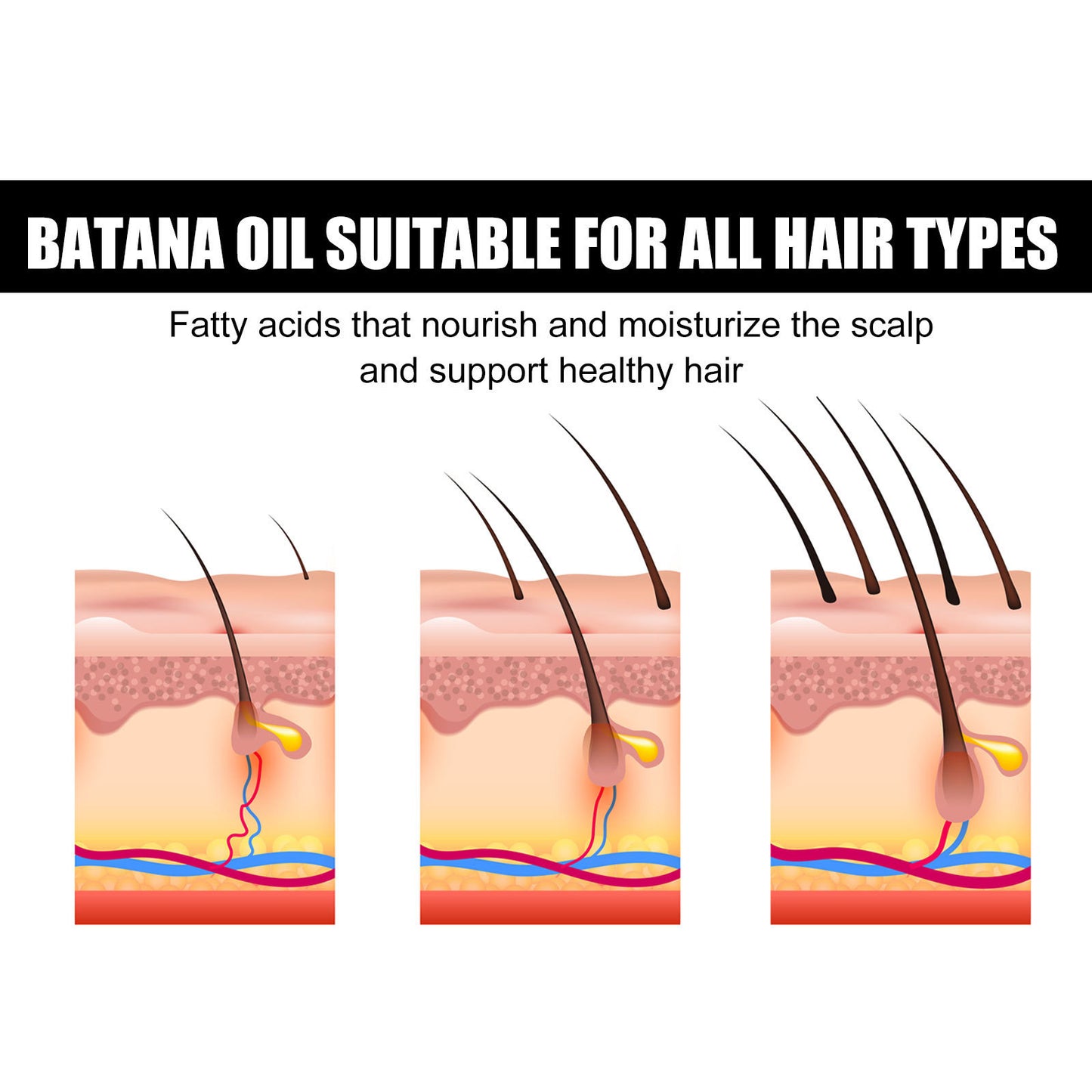Batana Oil Hair Spray – Nourishing Scalp & Hair Care Oil for Softer, Fuller-Looking Hair