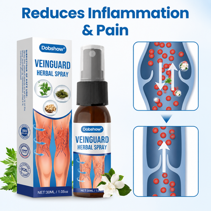 100K+ SOLD 🔥 VeinGuard Herbal Spray-✅ Clinically proven to eliminate varicose veins in just 30 days!