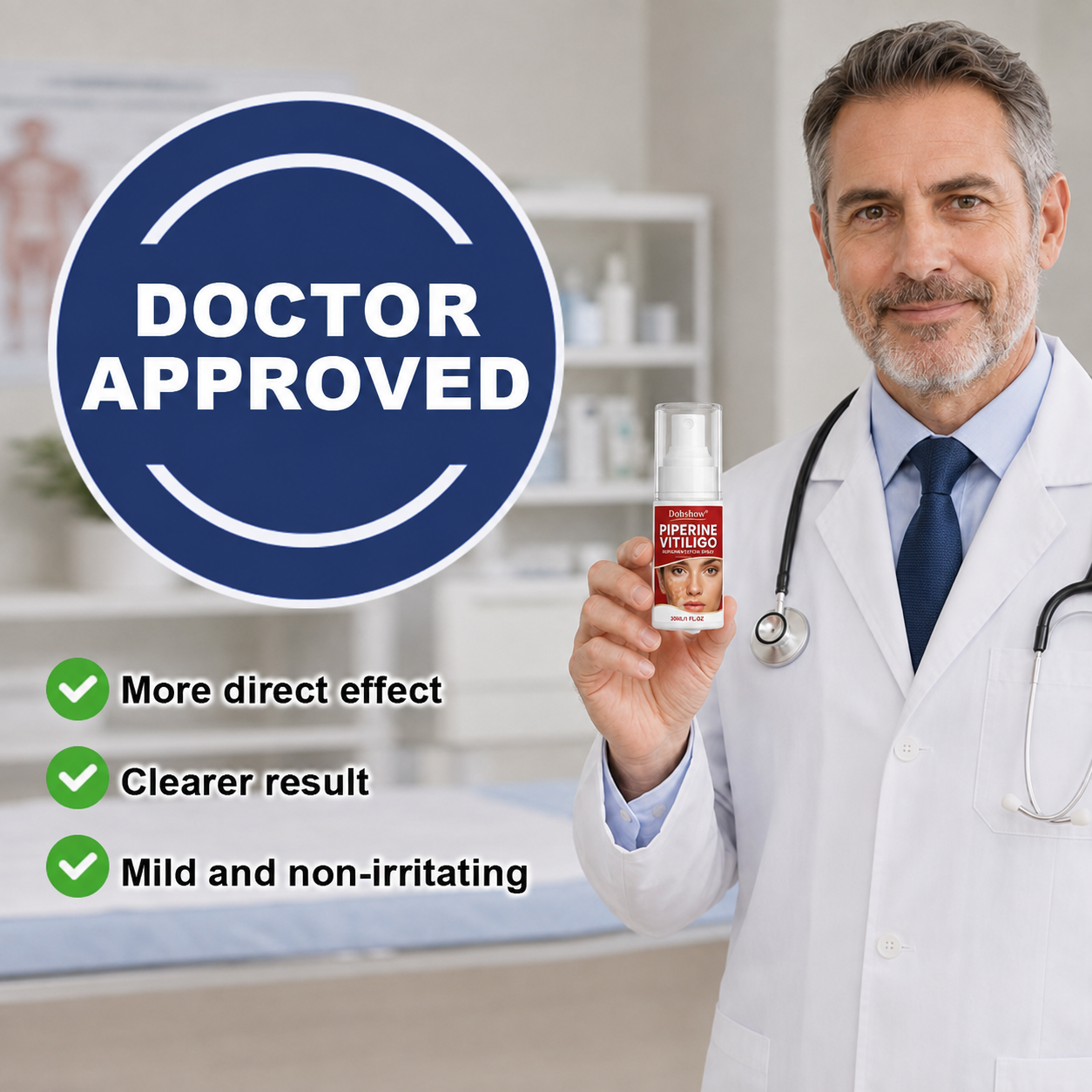 🔥100K+ SOLD | Dobshow® Advanced Piperine Vitiligo Repigmentation Spray — Upgraded Steroid-Free Botanical Formula👍