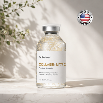 ✅ Target 40+ Aging Skin Concerns｜Dobshow® Collagen Matrix Peptide Ampoule - ⚡ Firmer, Plumper, Smoother-Looking Skin