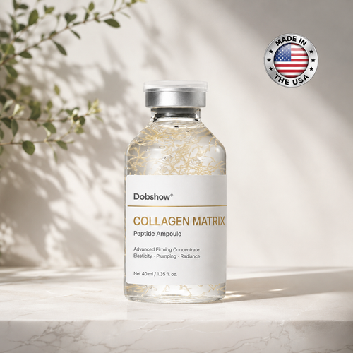 ✅ Target 40+ Aging Skin Concerns｜Dobshow® Collagen Matrix Peptide Ampoule - ⚡ Firmer, Plumper, Smoother-Looking Skin